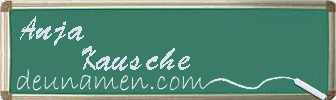Anja Kausche Visitenkarte